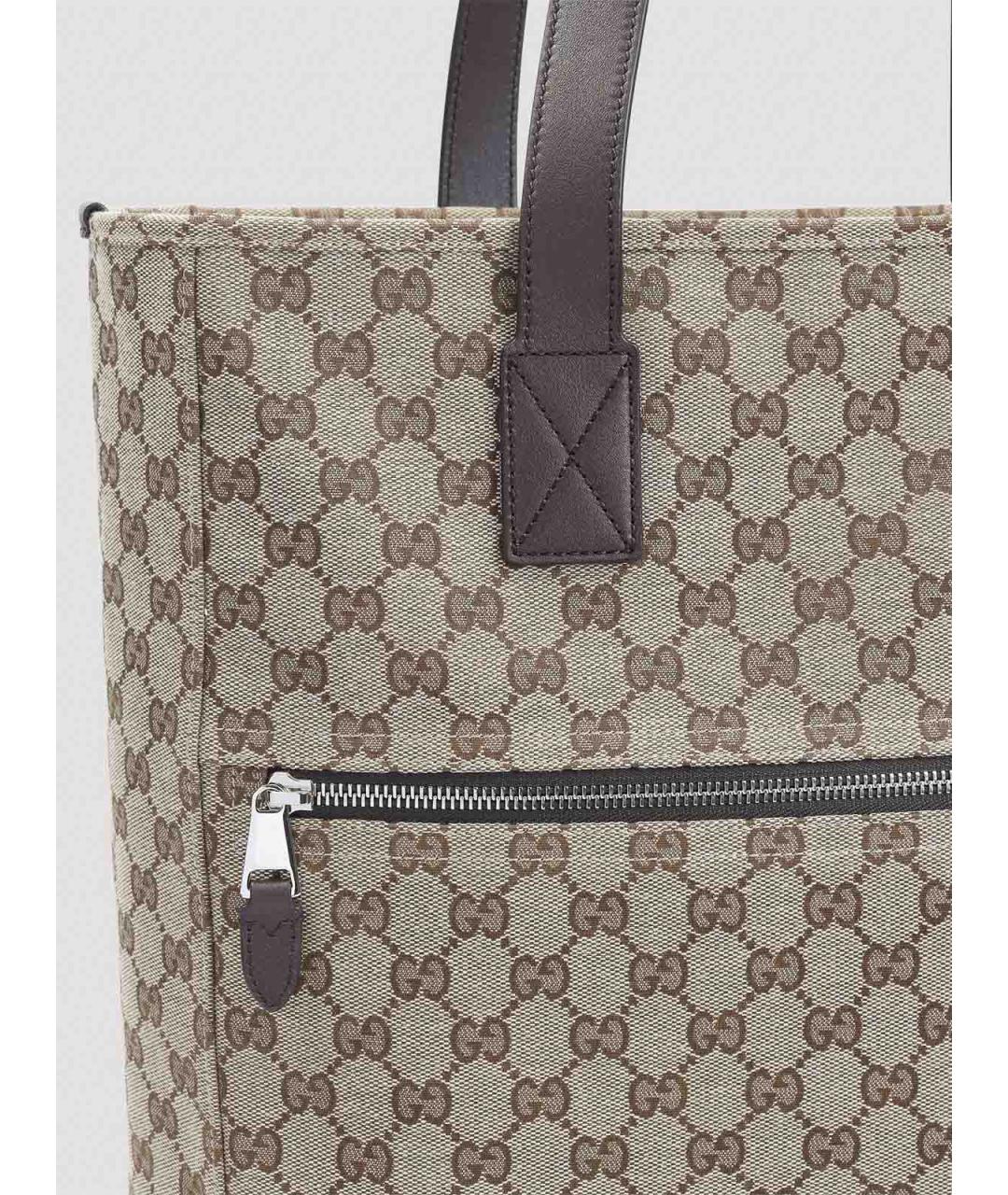 GUCCI Бежевая сумка тоут, фото 3