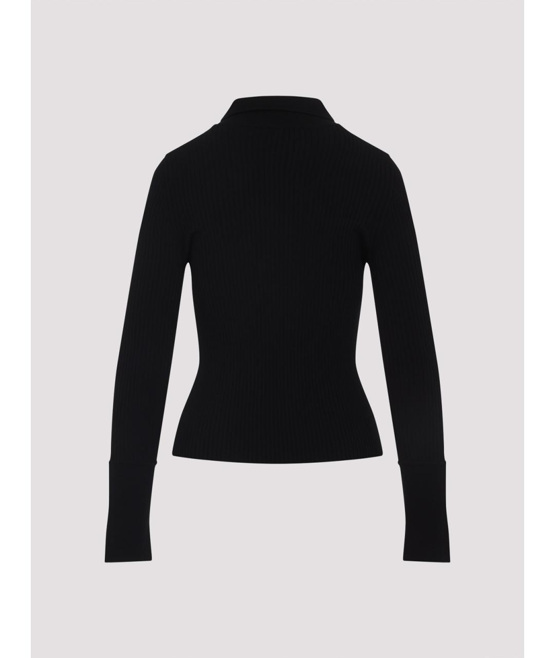 COURREGES Черная вискозная футболка, фото 2
