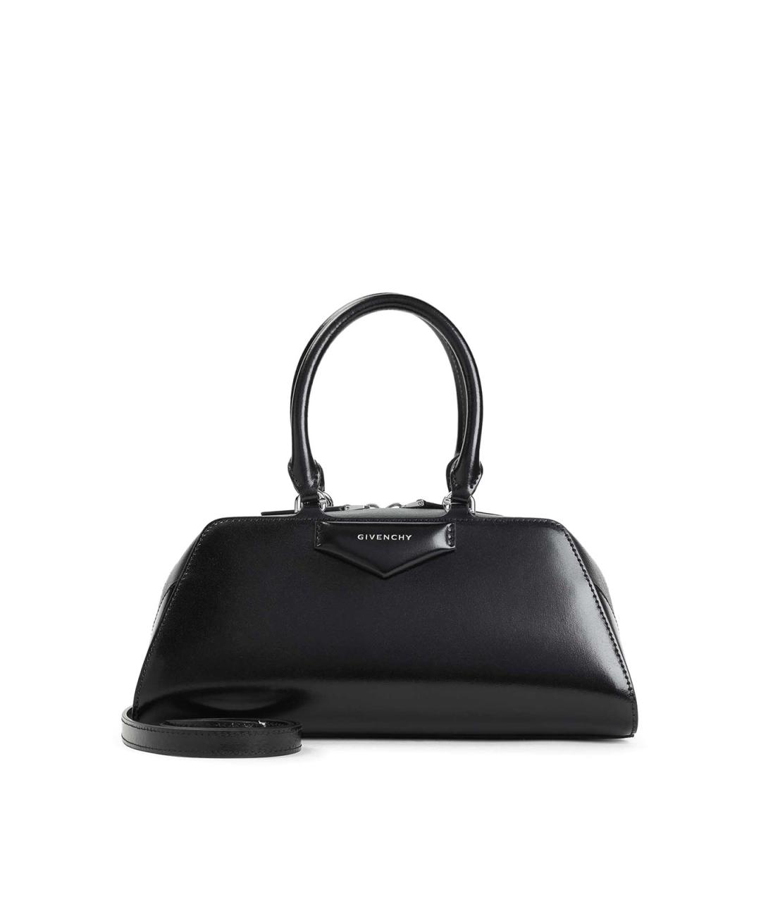 GIVENCHY Черная кожаная сумка тоут, фото 1