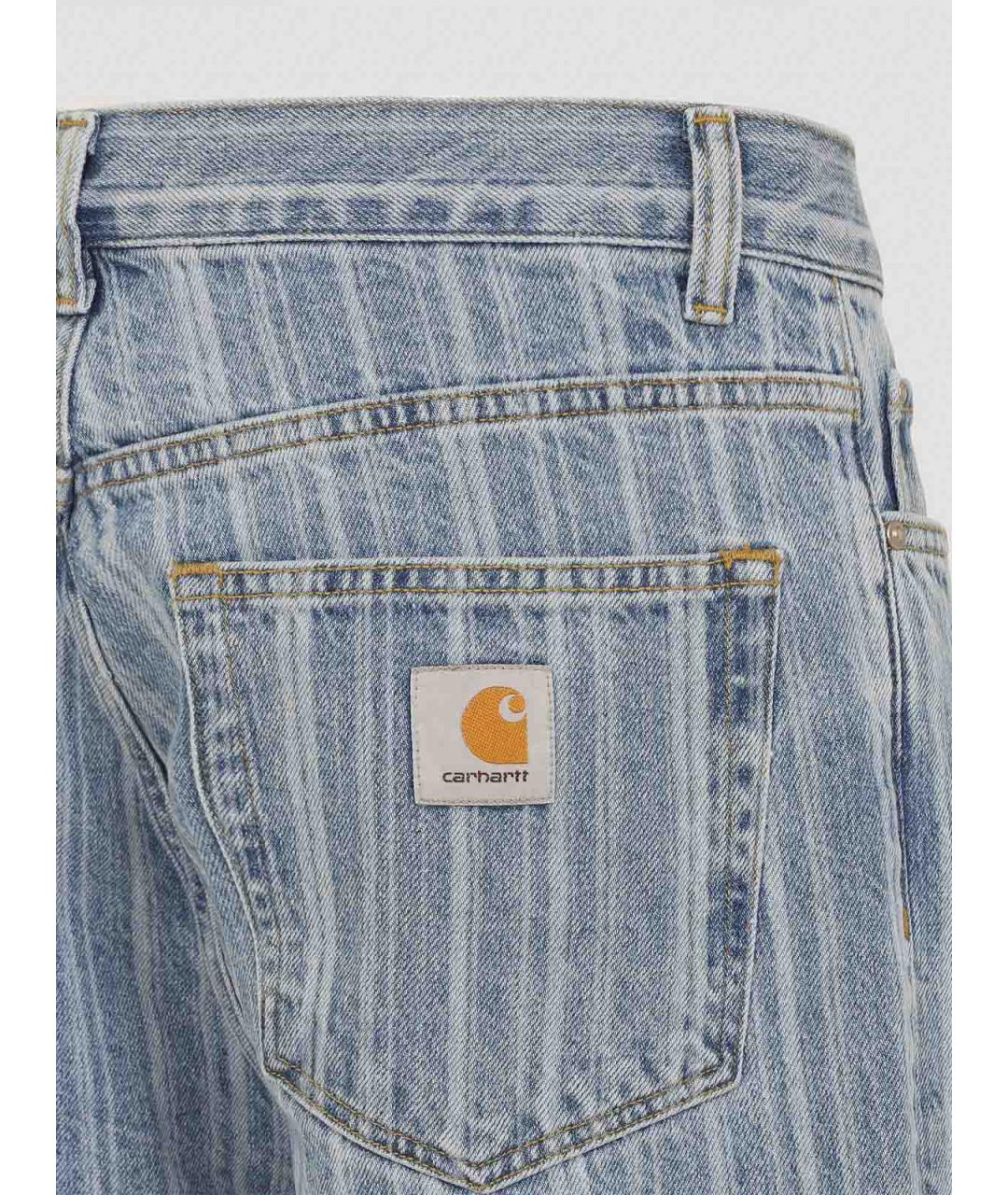 CARHARTT Синие хлопковые джинсы, фото 3