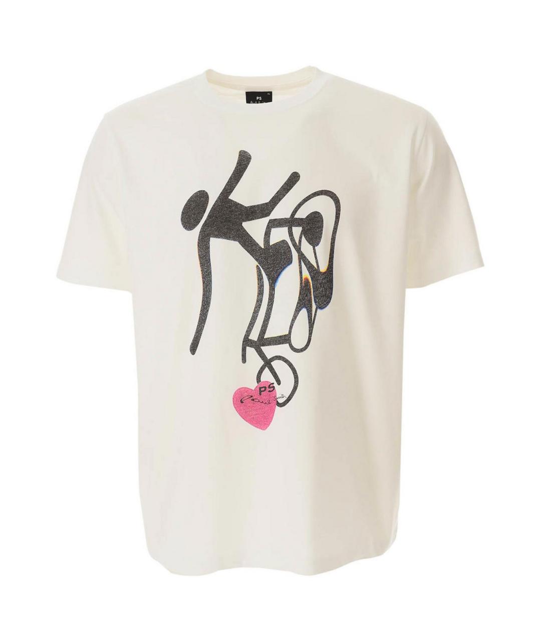 PS BY PAUL SMITH Белая футболка, фото 1