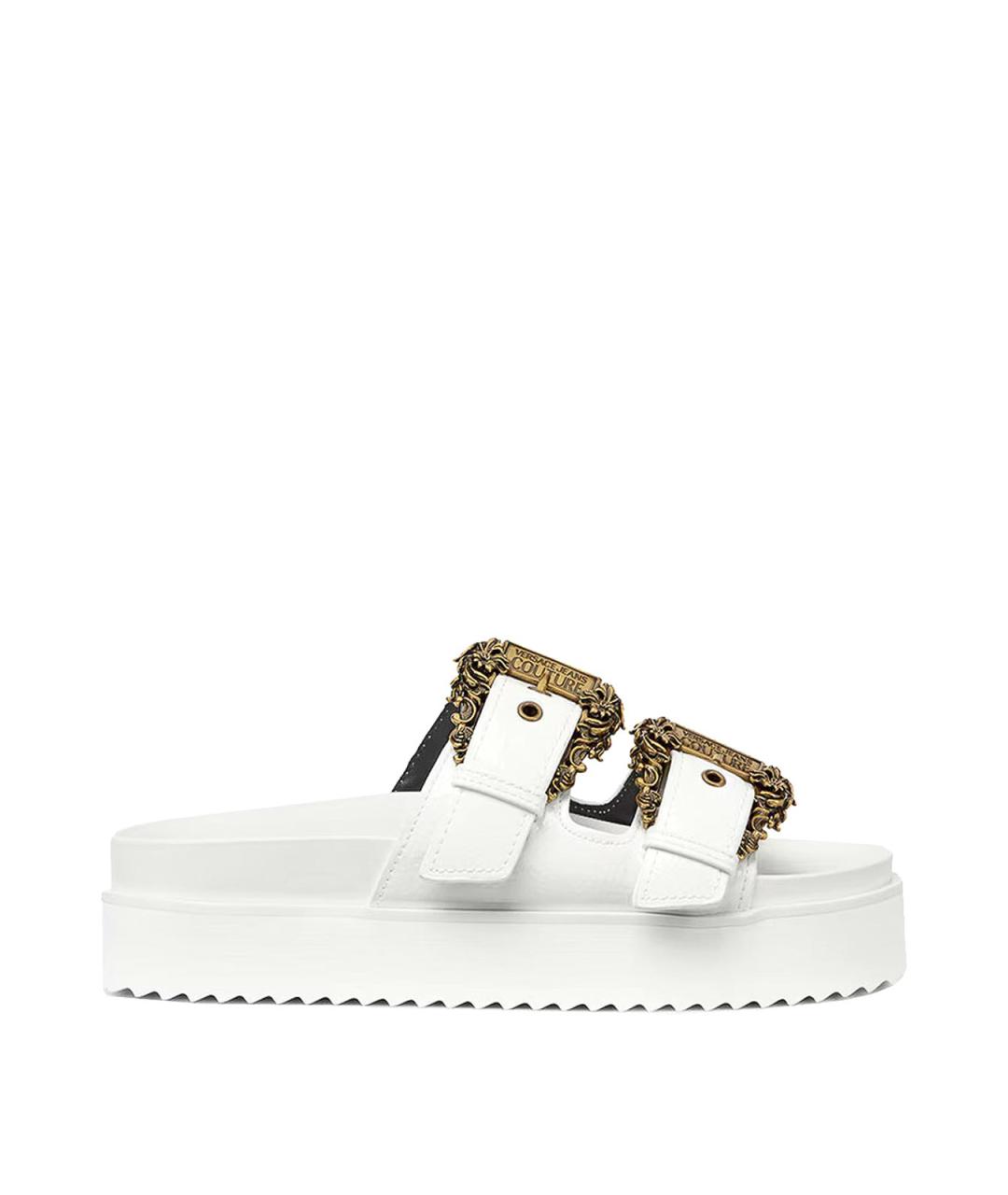 VERSACE JEANS COUTURE Белые сандалии, фото 1