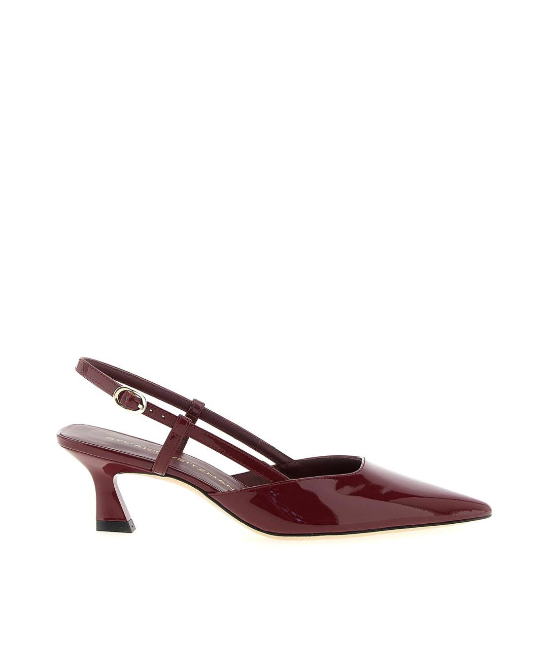 STUART WEITZMAN Бордовые туфли из лакированной кожи, фото 1