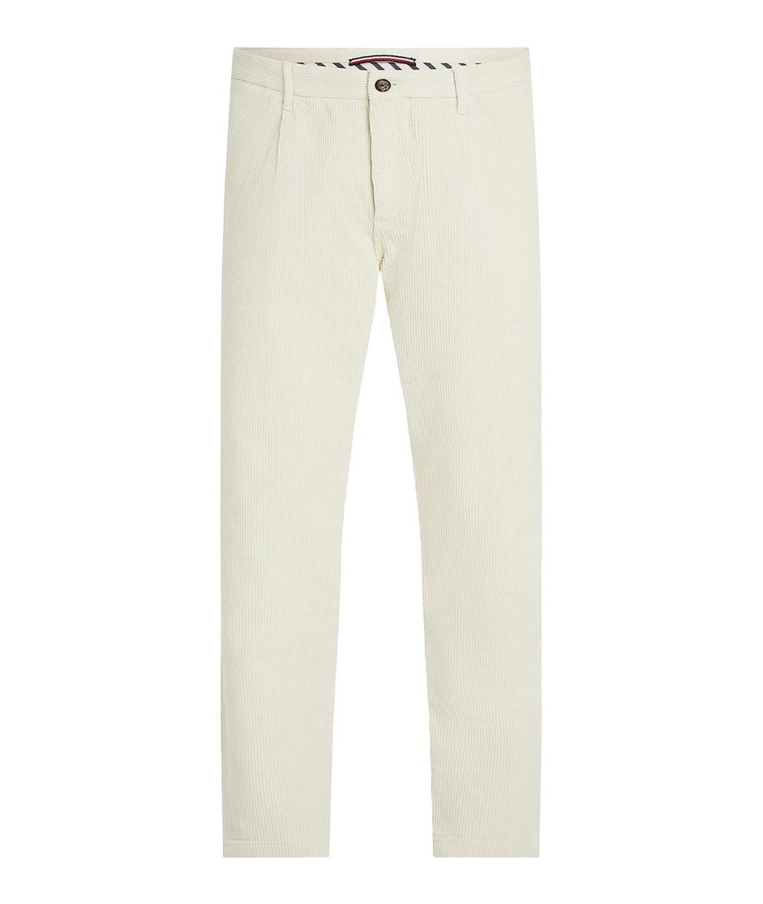 TOMMY HILFIGER Белые хлопковые повседневные брюки, фото 1