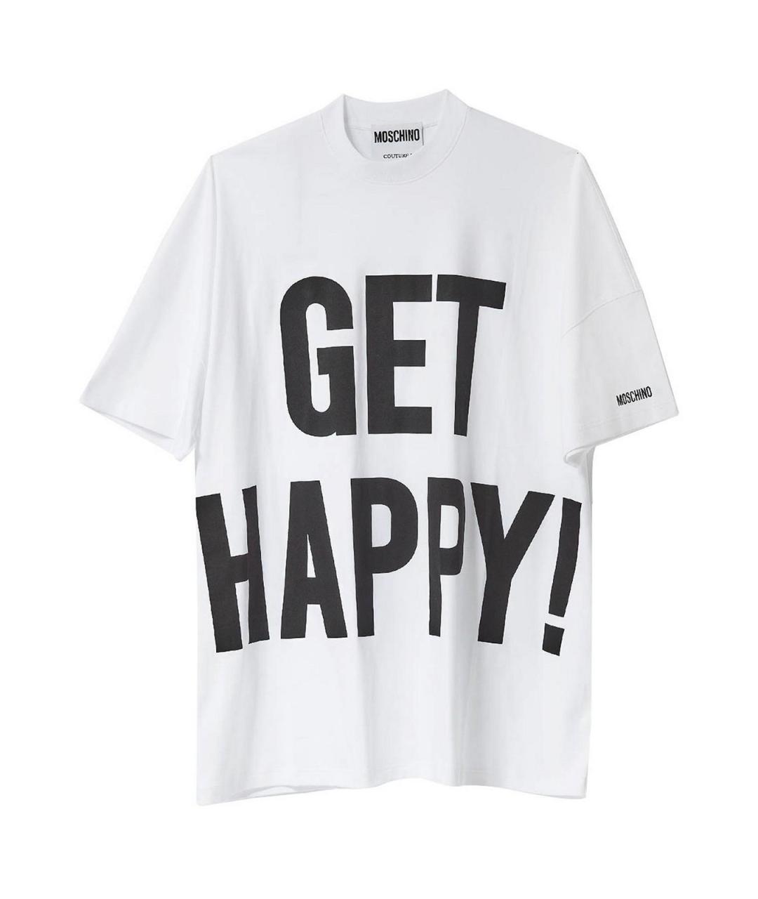 MOSCHINO Белое хлопковое повседневное платье, фото 1