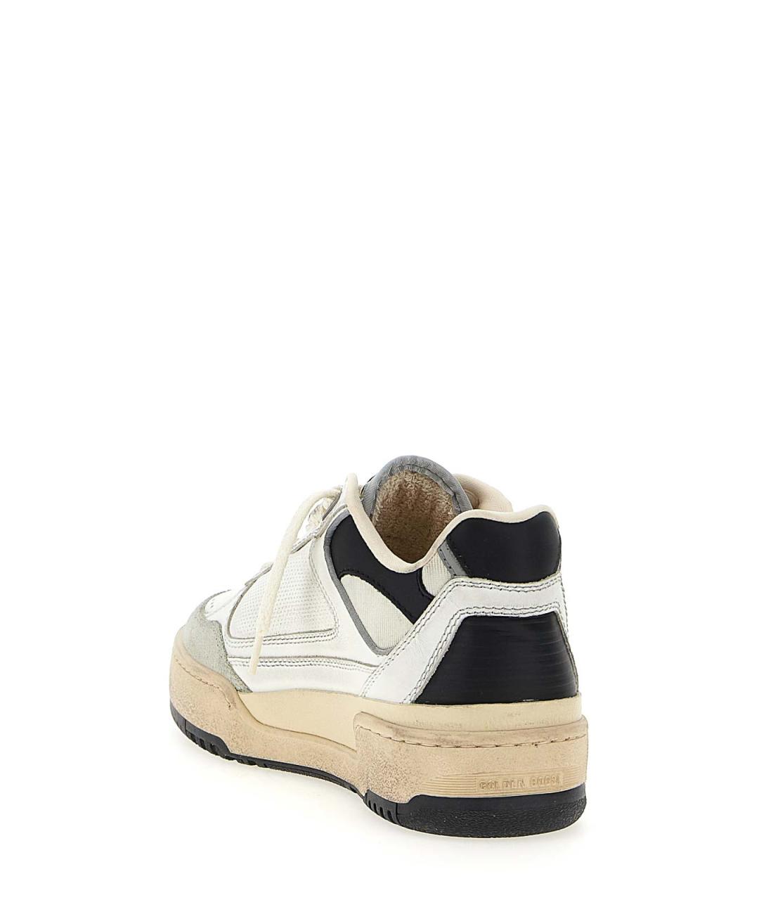 GOLDEN GOOSE Белые кожаные кроссовки, фото 3