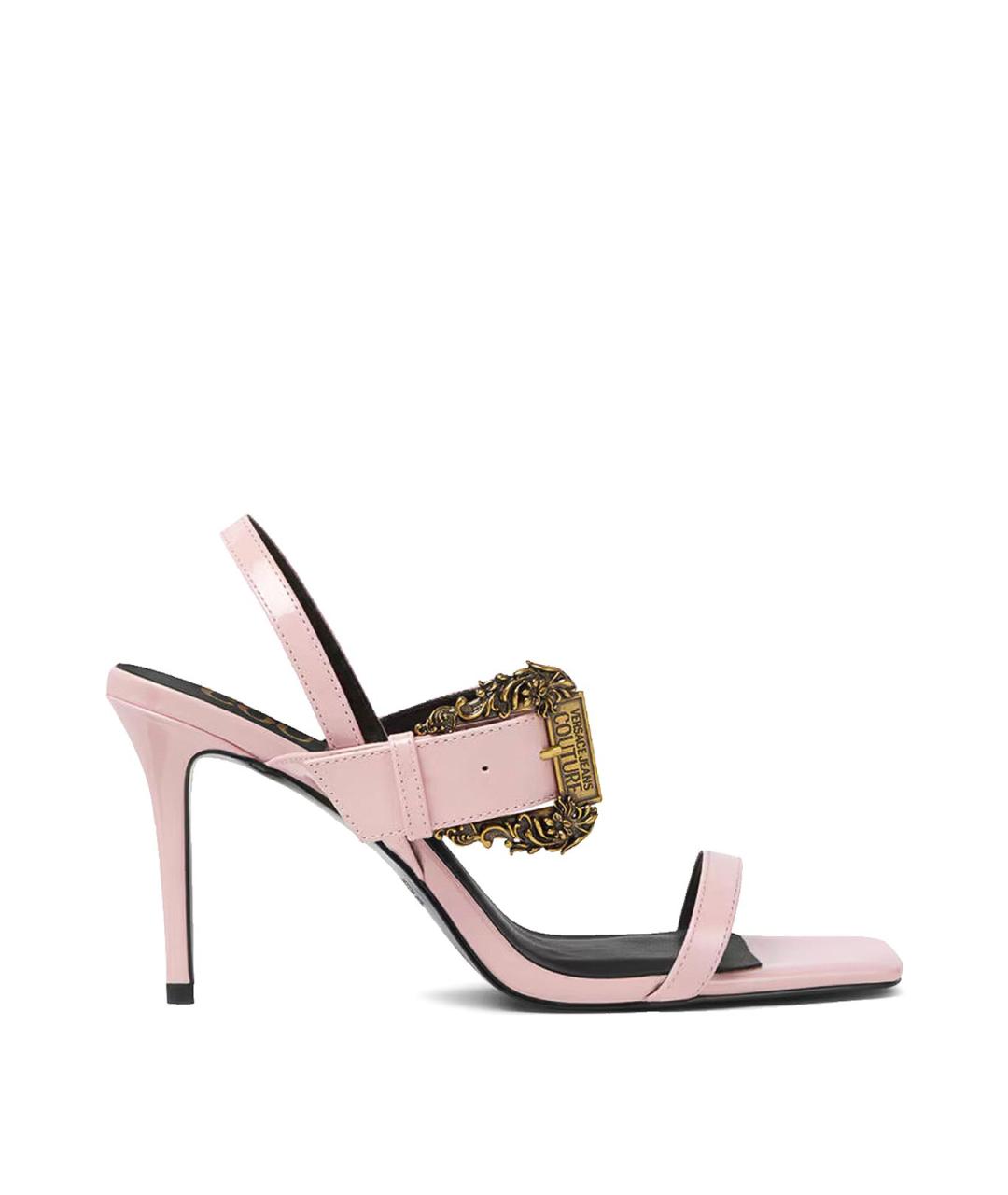 VERSACE JEANS COUTURE Розовые сандалии, фото 1