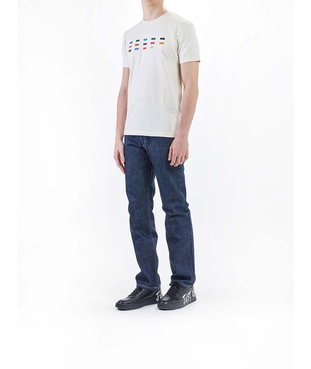 PAUL SMITH Белая хлопковая футболка, фото 3