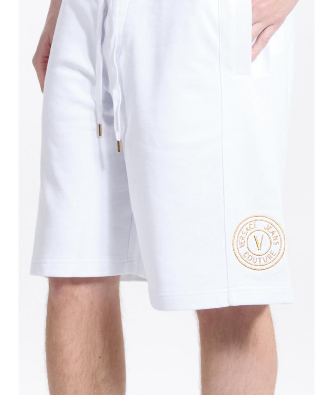 VERSACE JEANS COUTURE Белый хлопковый спортивный костюм, фото 5