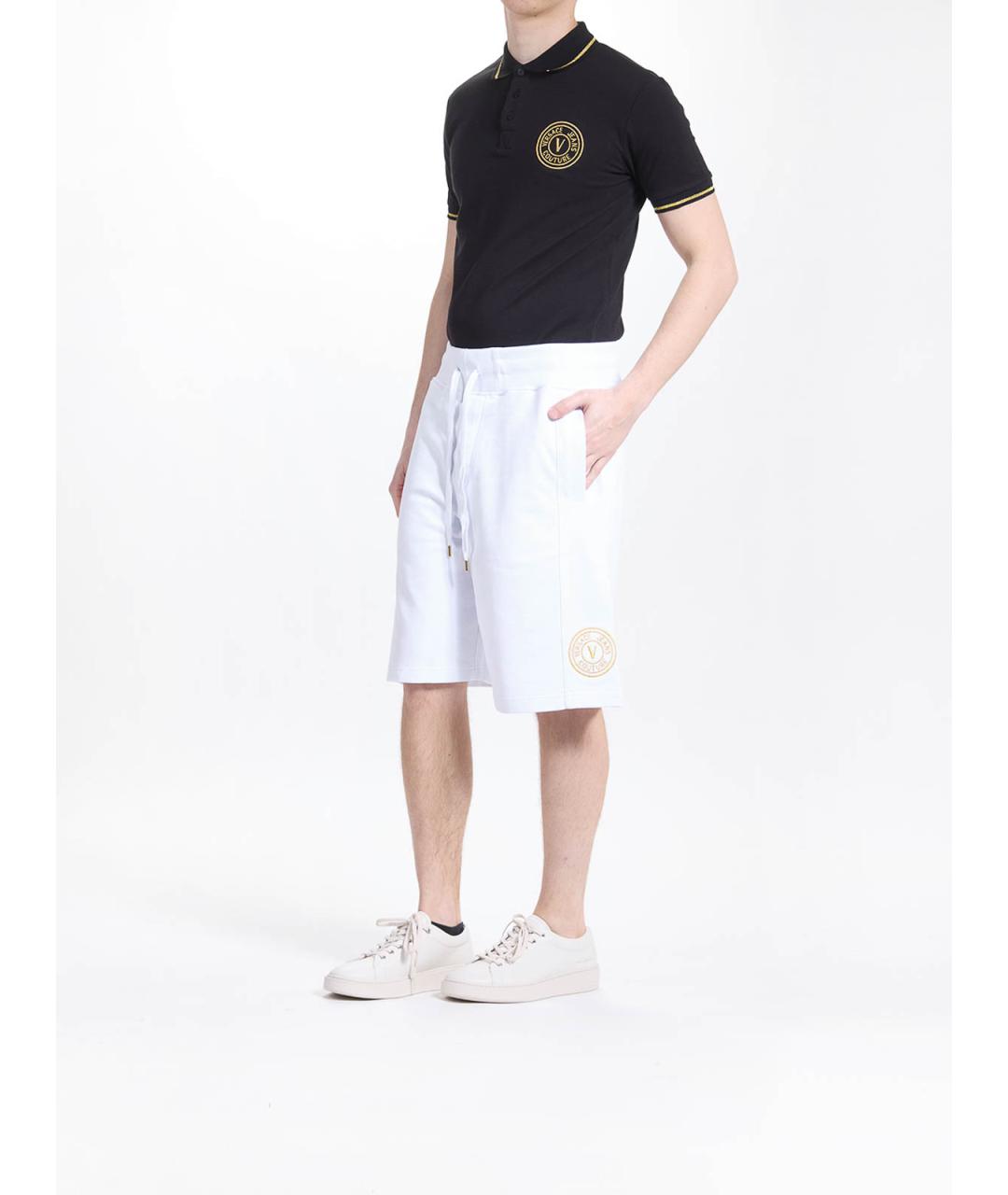 VERSACE JEANS COUTURE Белый хлопковый спортивный костюм, фото 3