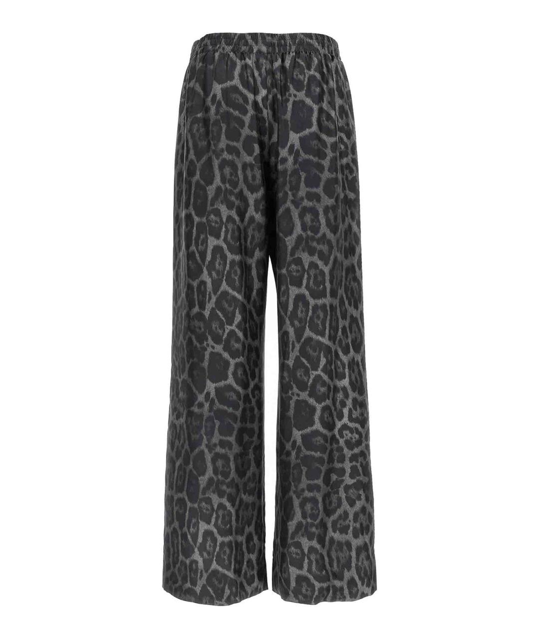 STELLA MCCARTNEY Серые шелковые брюки широкие, фото 2