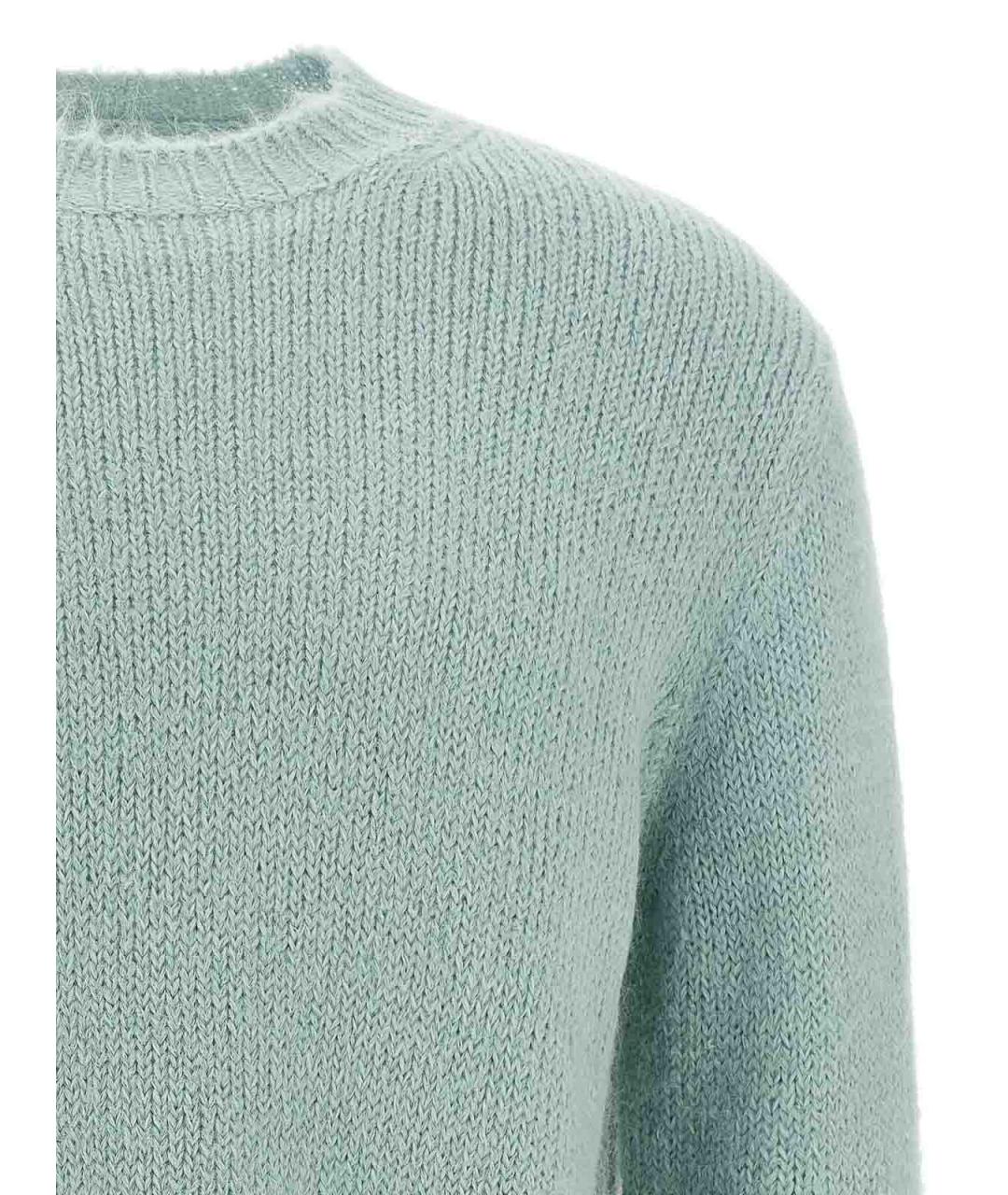 JIL SANDER Голубой шерстяной джемпер / свитер, фото 3