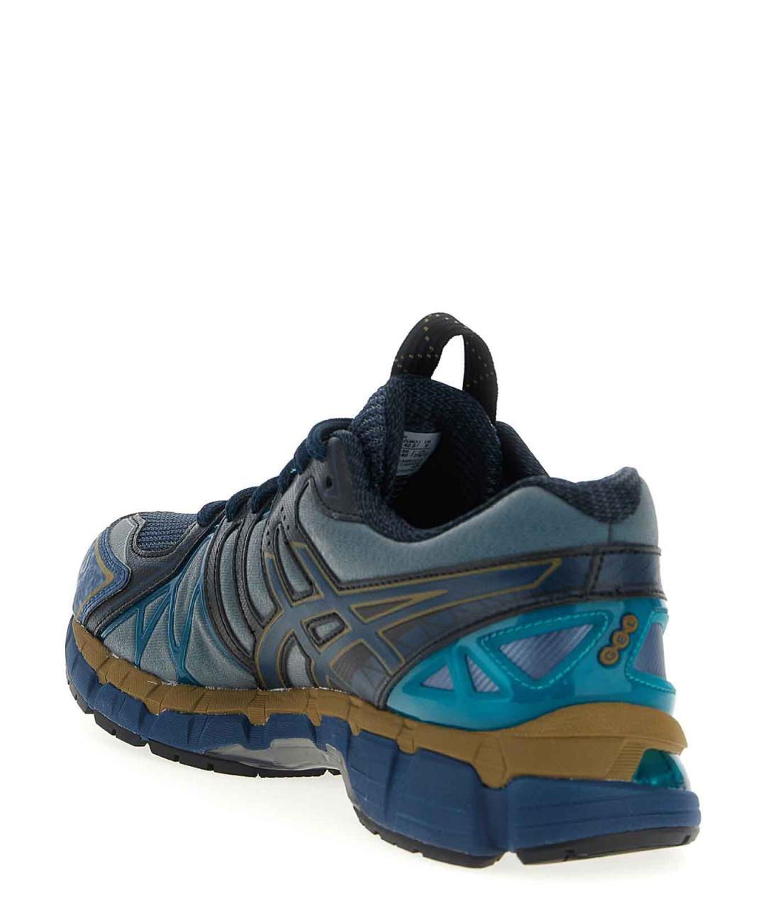 ASICS Синие кожаные низкие кроссовки / кеды, фото 3