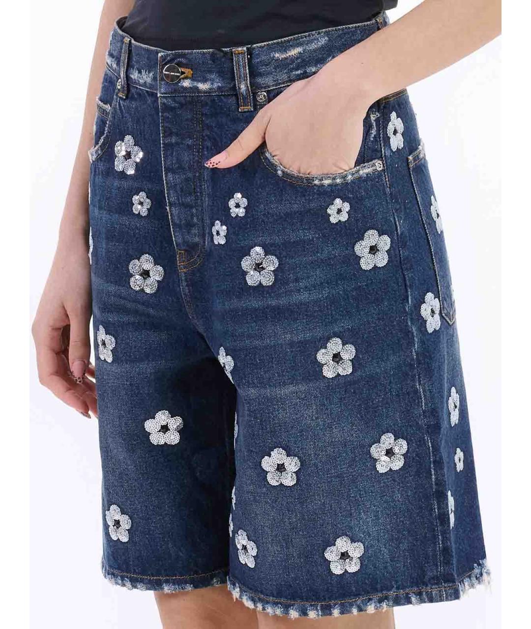MARC JACOBS Синие хлопковые шорты, фото 5
