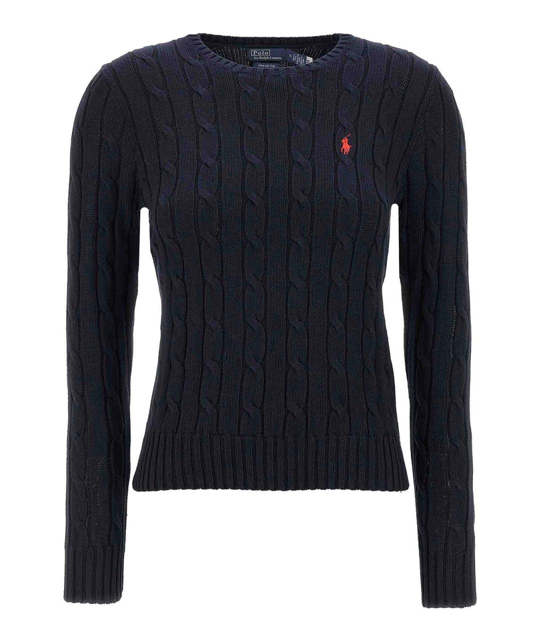 POLO RALPH LAUREN Синий хлопковый джемпер / свитер, фото 1