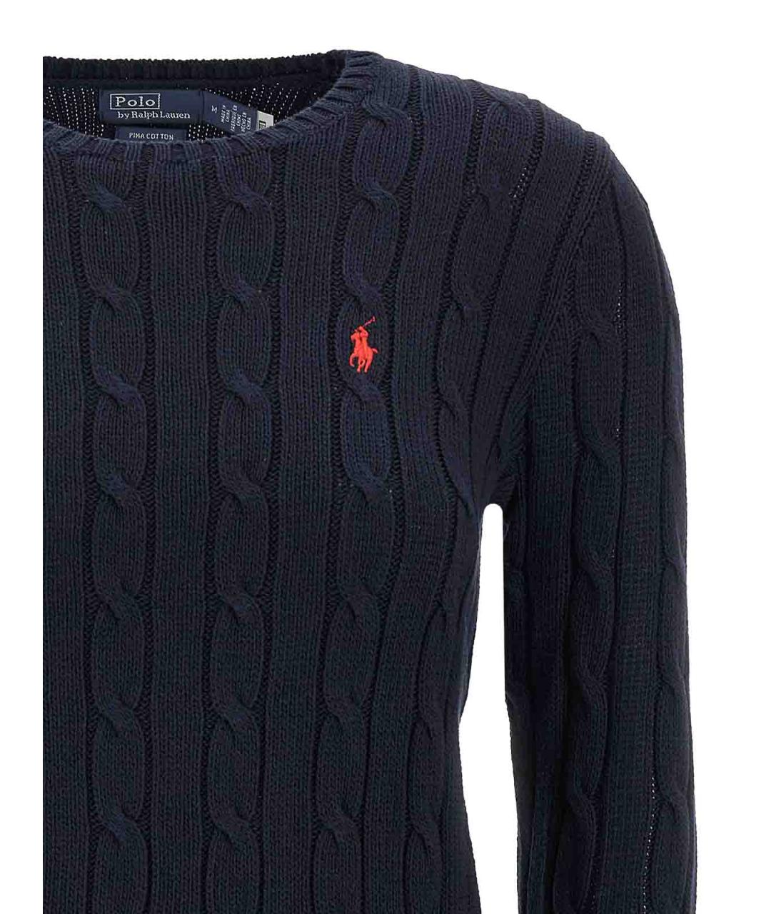 POLO RALPH LAUREN Синий хлопковый джемпер / свитер, фото 3