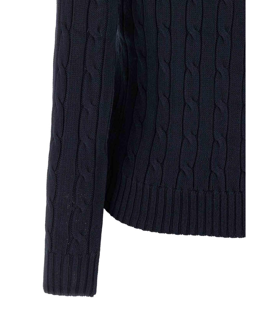 POLO RALPH LAUREN Синий хлопковый джемпер / свитер, фото 4