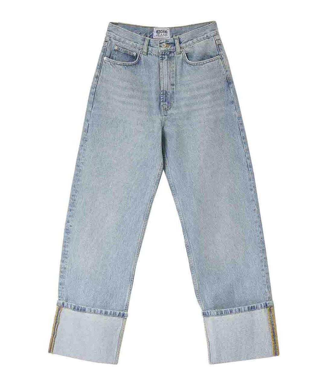 MOSCHINO JEANS Синие хлопковые джинсы клеш, фото 1