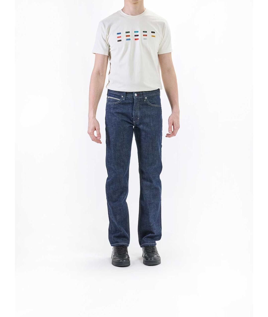 PAUL SMITH Синие хлопковые джинсы, фото 2