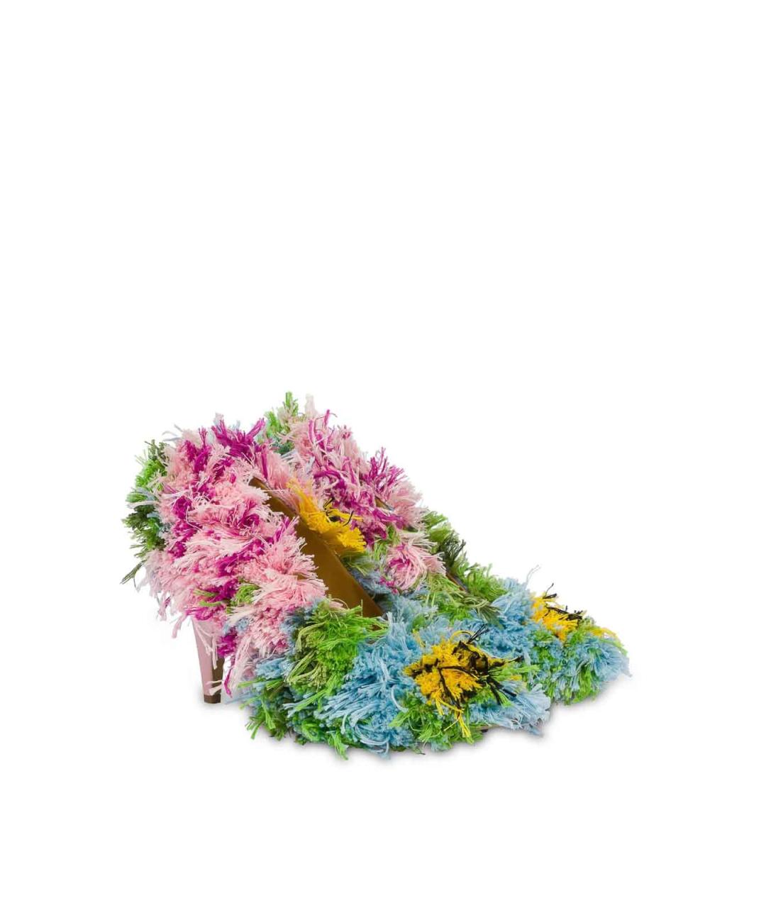 MOSCHINO Мульти синтетические туфли, фото 2