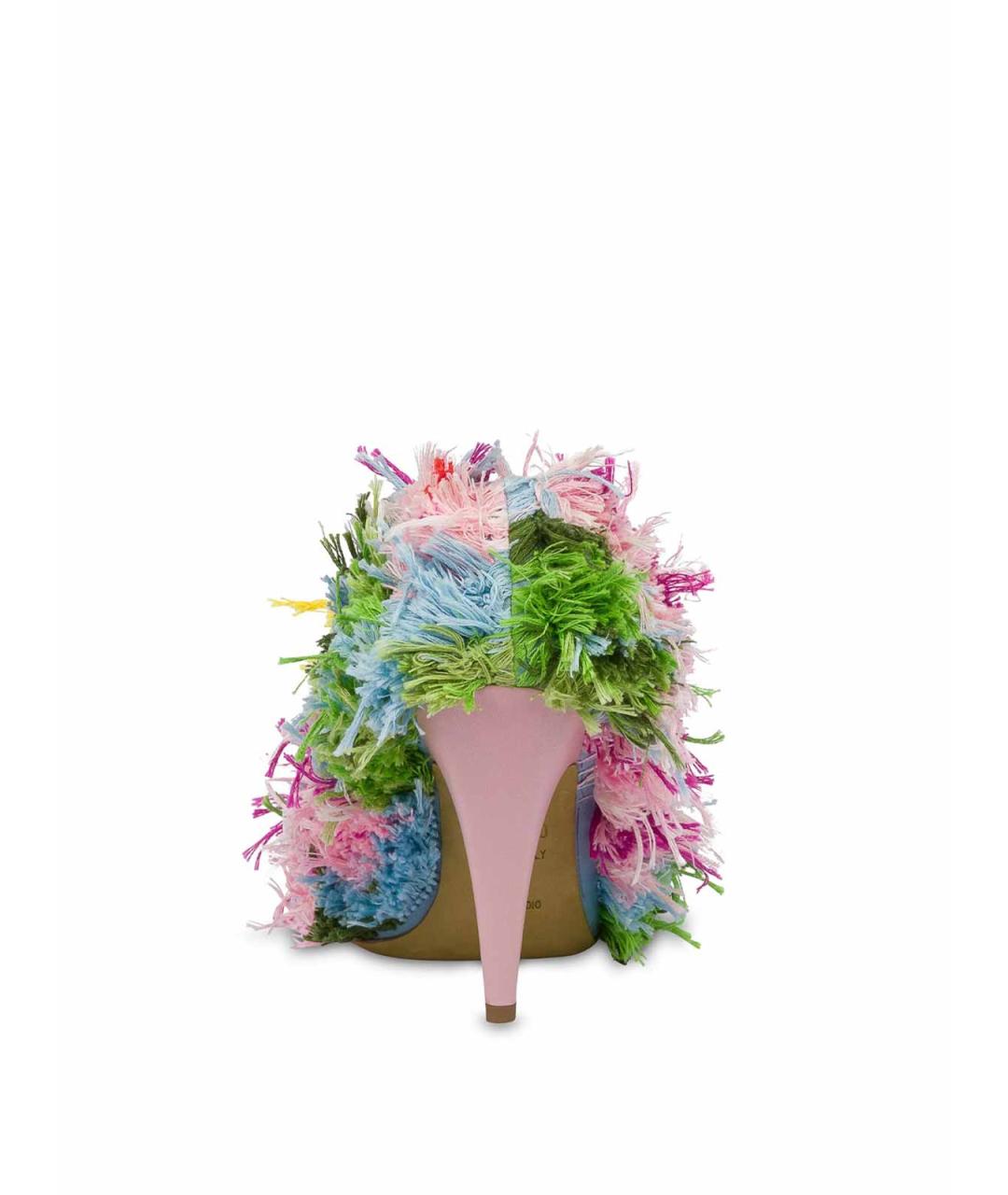 MOSCHINO Мульти синтетические туфли, фото 3