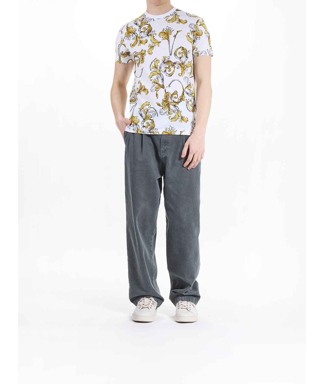 VERSACE JEANS COUTURE Мульти хлопковая футболка, фото 2