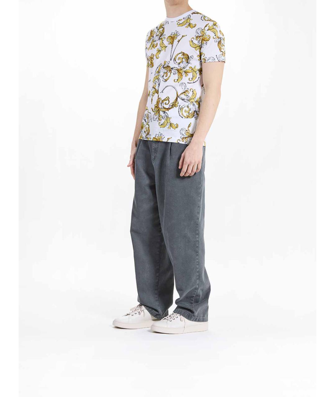 VERSACE JEANS COUTURE Мульти хлопковая футболка, фото 3