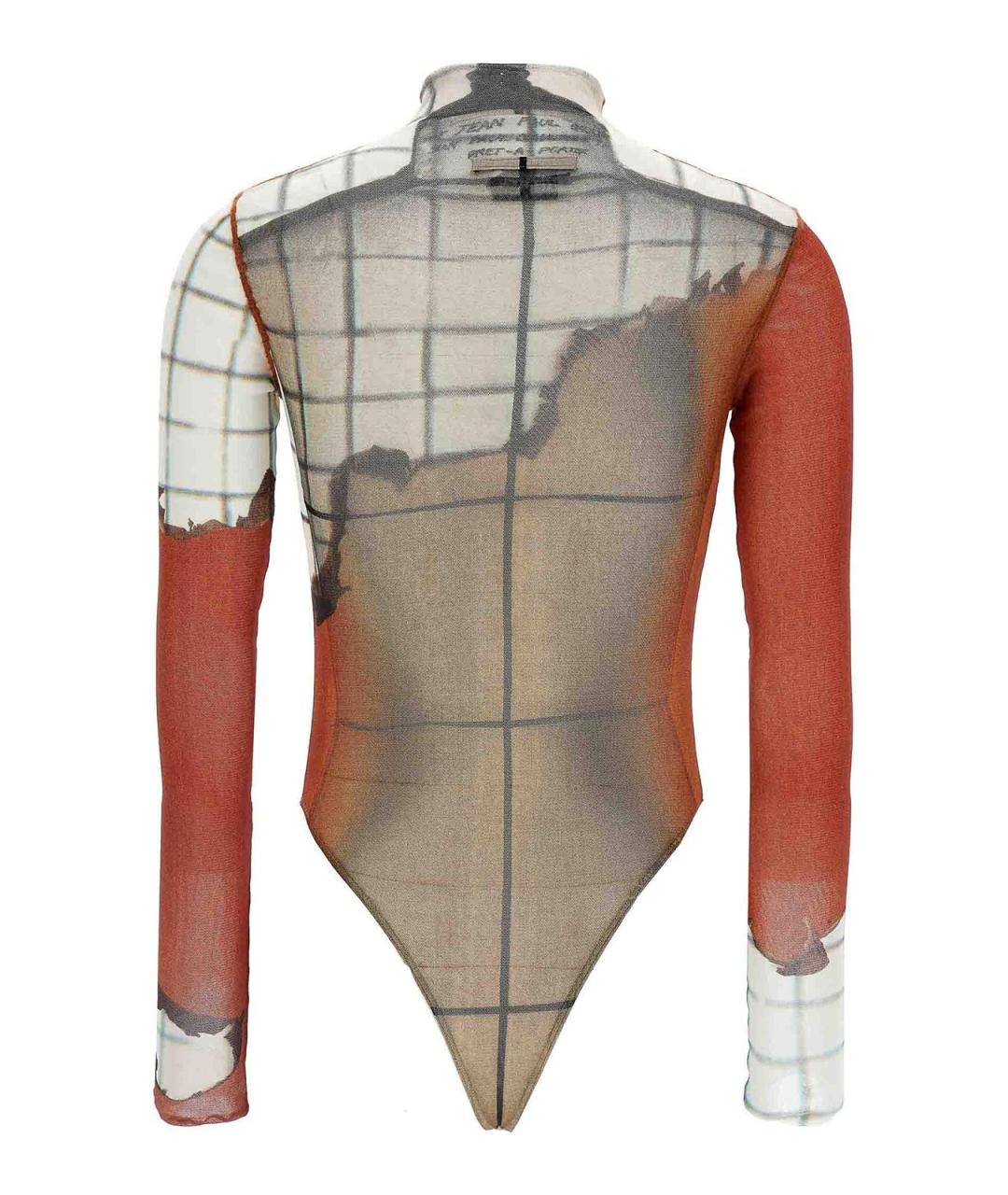 JEAN PAUL GAULTIER Мульти полиамидовое боди, фото 2