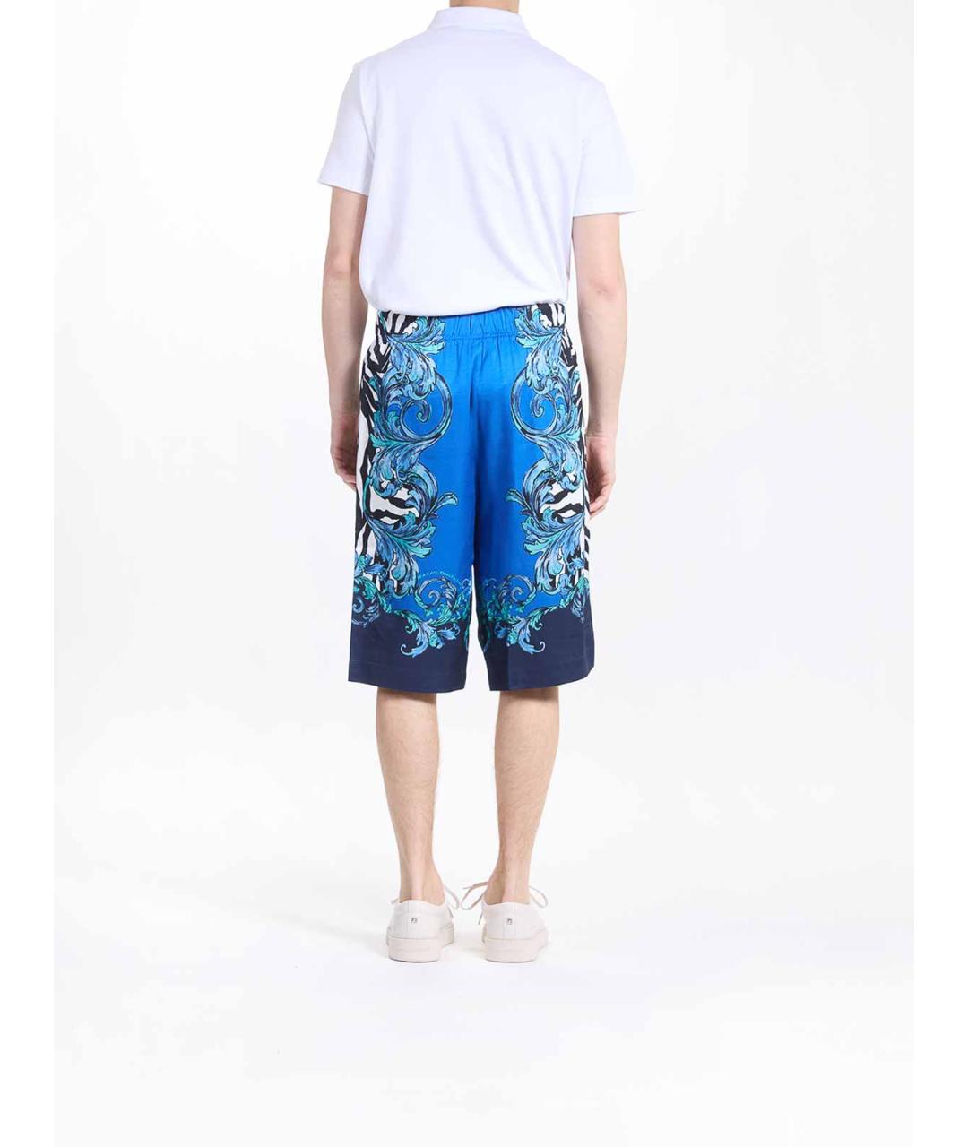 VERSACE JEANS COUTURE Мульти вискозные шорты, фото 4