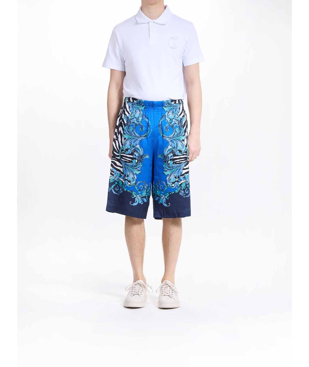 VERSACE JEANS COUTURE Мульти вискозные шорты, фото 2