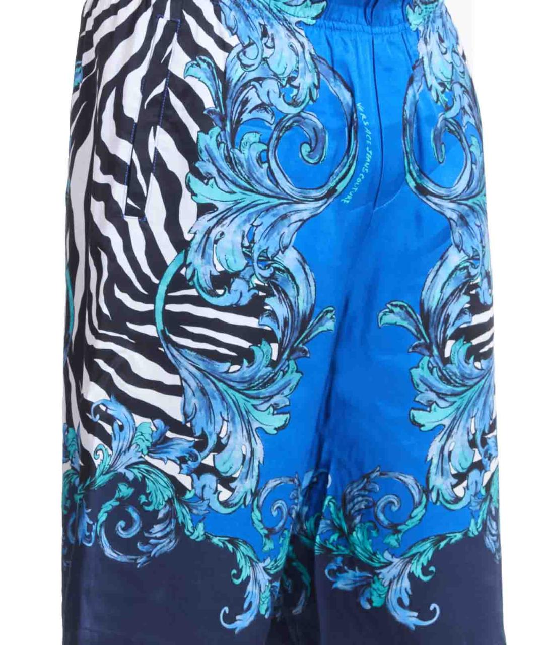 VERSACE JEANS COUTURE Мульти вискозные шорты, фото 5