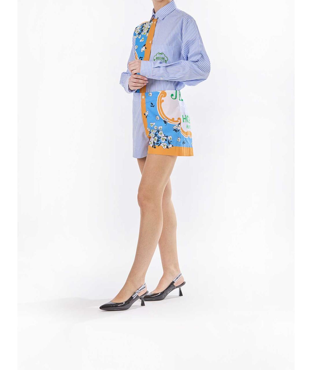 MOSCHINO JEANS Мульти хлопковые шорты, фото 3