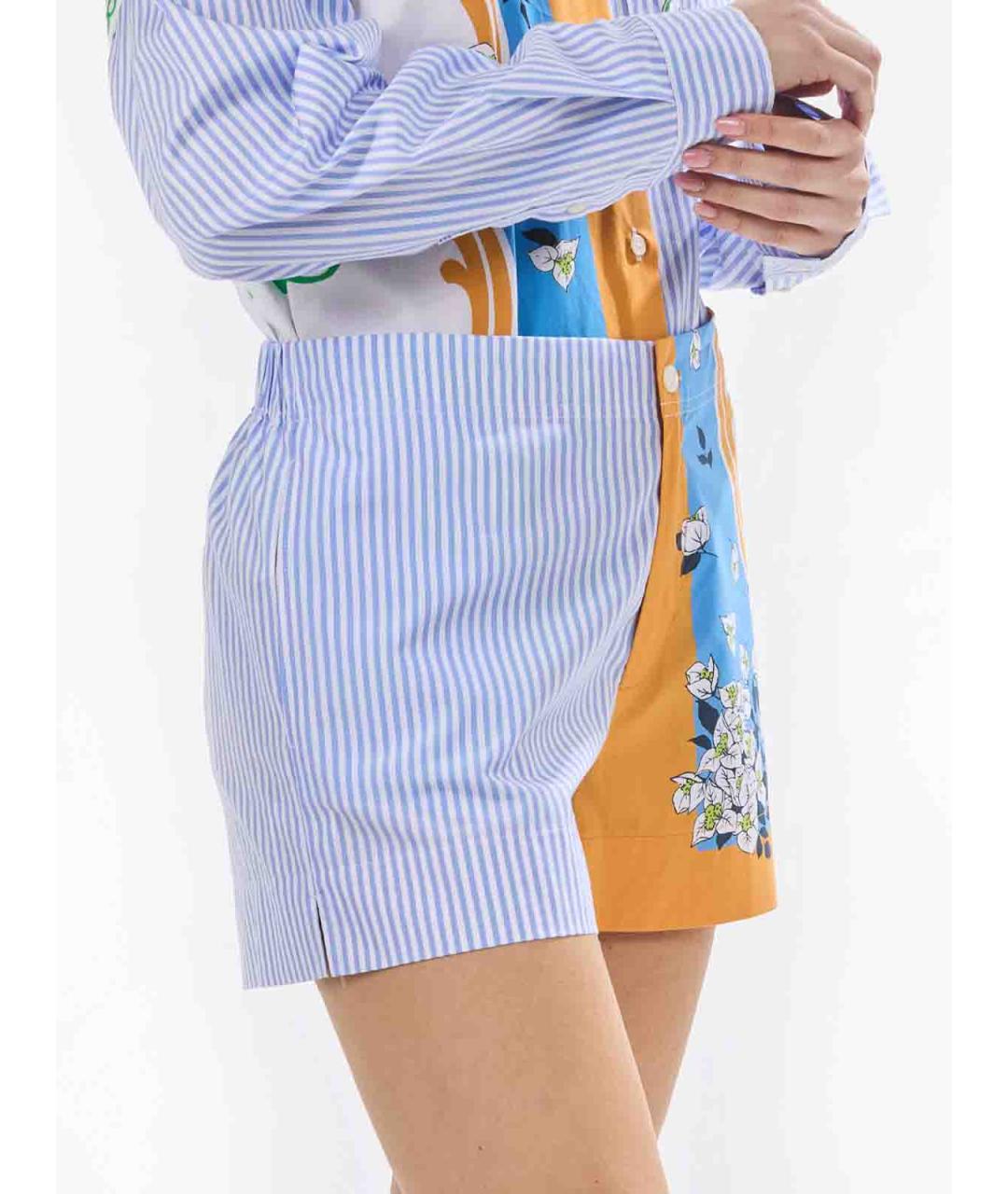 MOSCHINO JEANS Мульти хлопковые шорты, фото 5