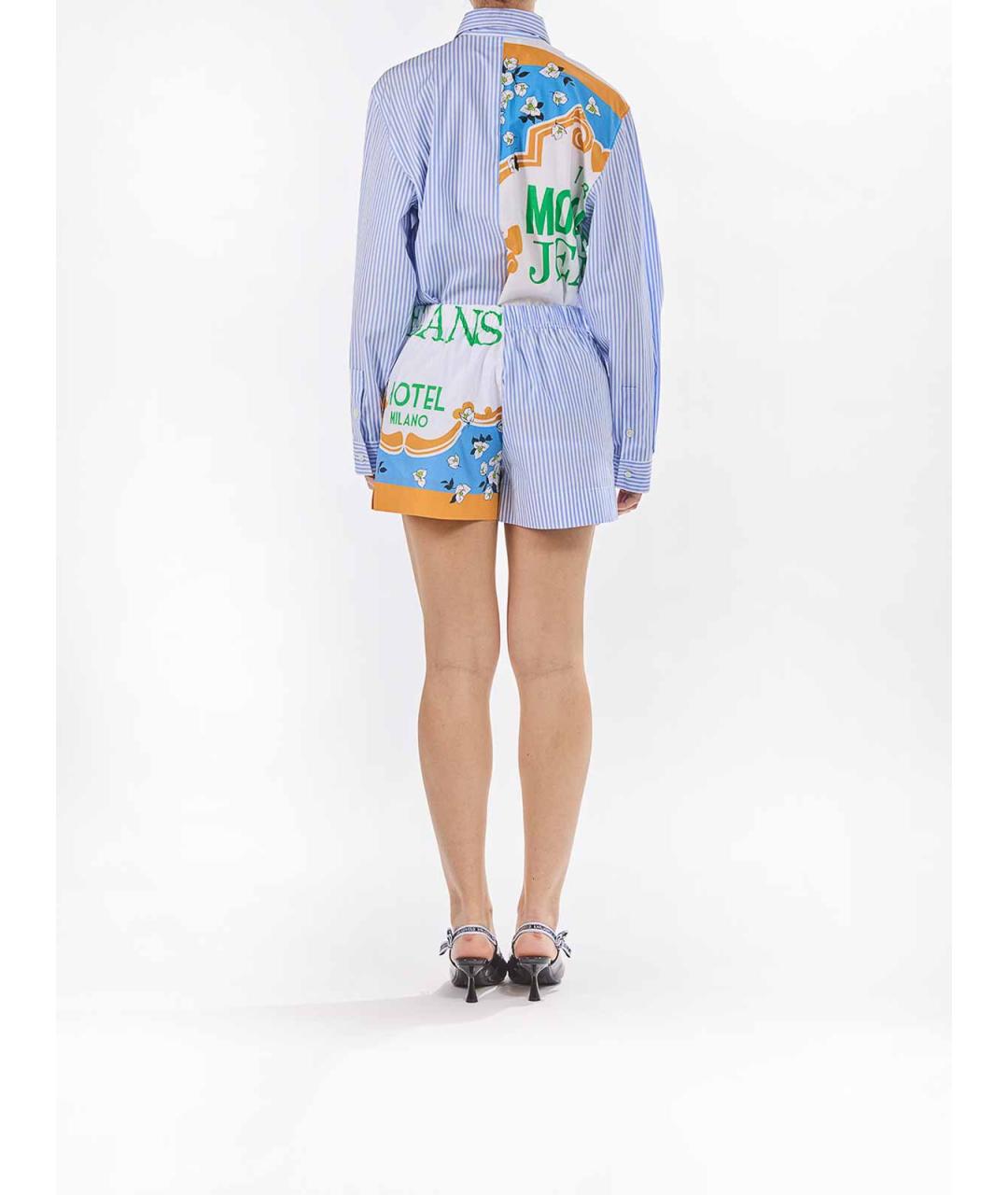 MOSCHINO JEANS Мульти хлопковые шорты, фото 4