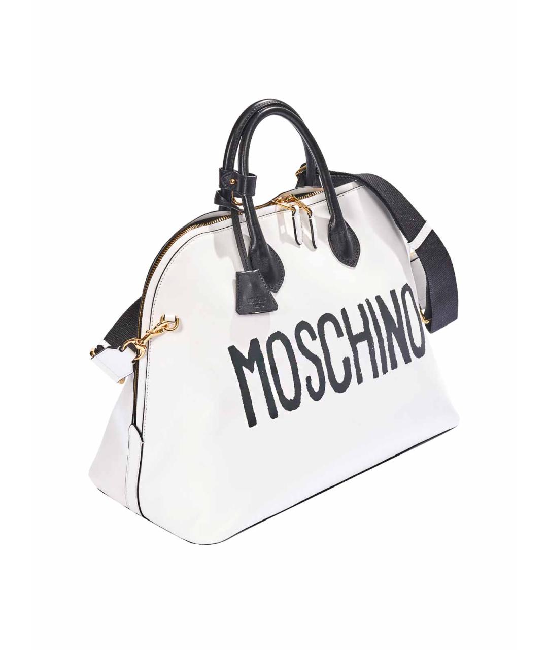 MOSCHINO Мульти кожаная сумка тоут, фото 2