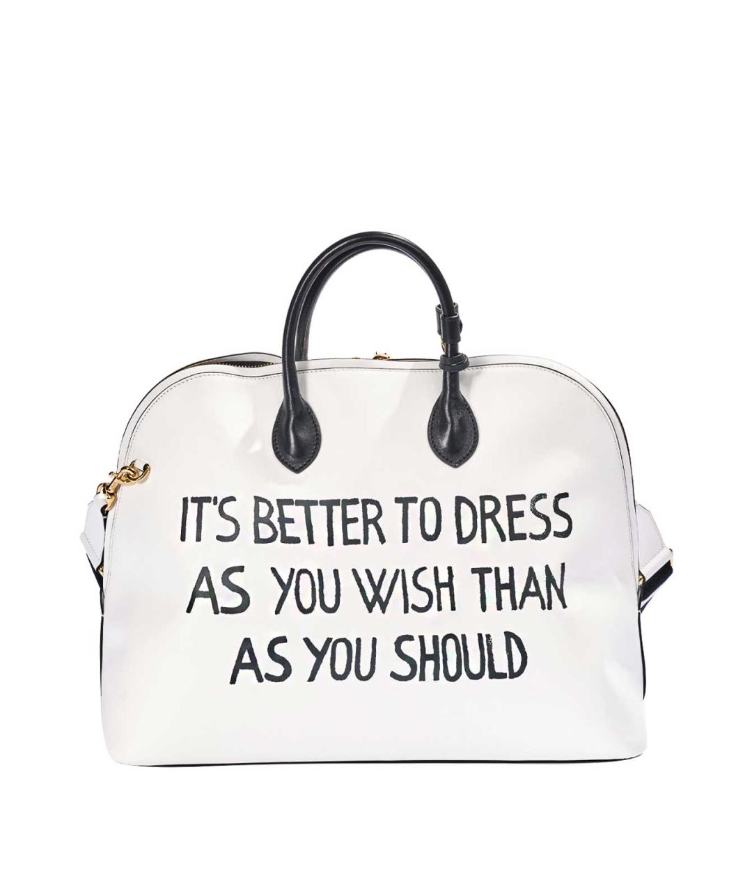 MOSCHINO Мульти кожаная сумка тоут, фото 4