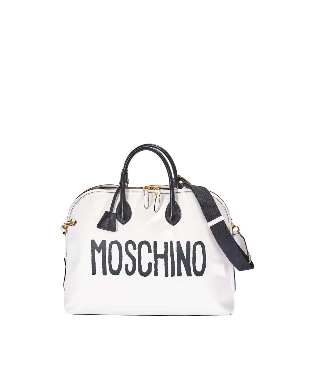 MOSCHINO Мульти кожаная сумка тоут, фото 1