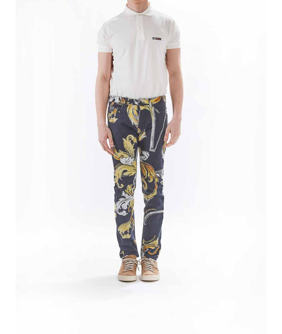 VERSACE JEANS COUTURE Мульти джинсы скинни, фото 2