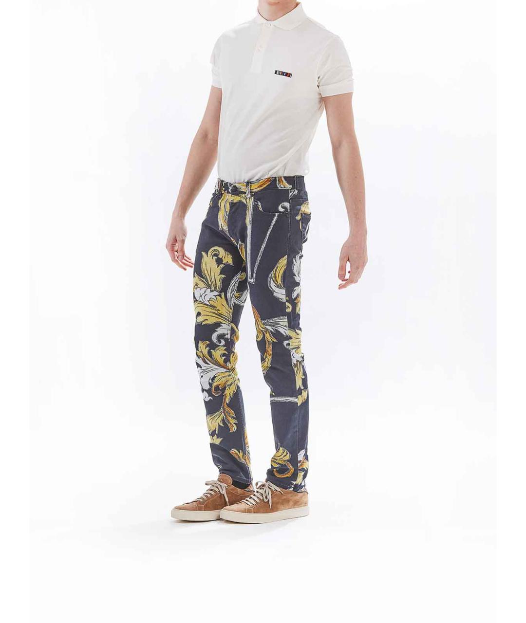 VERSACE JEANS COUTURE Мульти джинсы скинни, фото 3