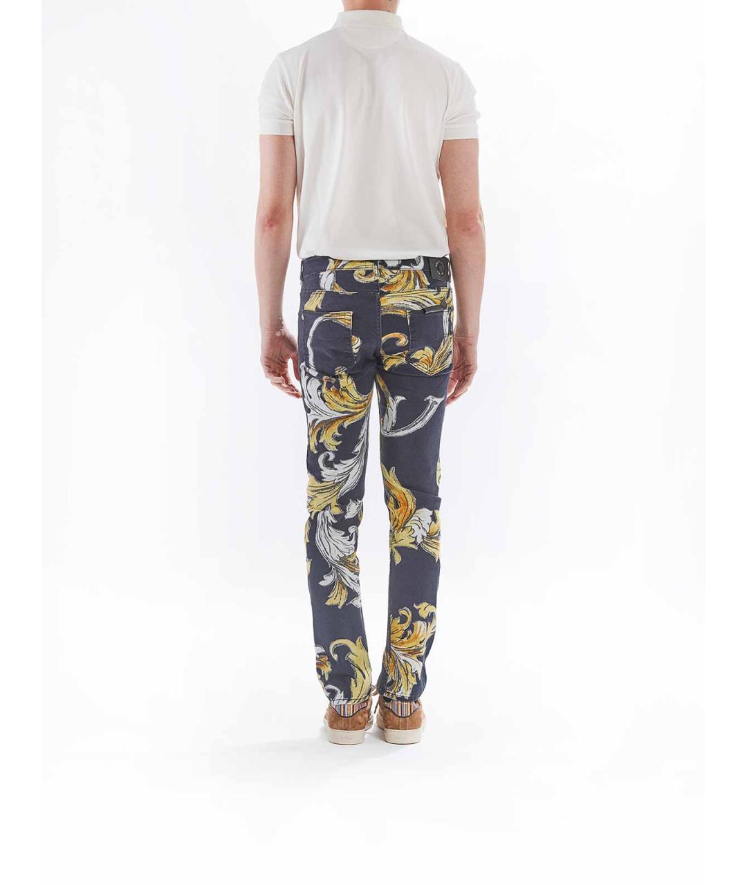VERSACE JEANS COUTURE Мульти джинсы скинни, фото 4
