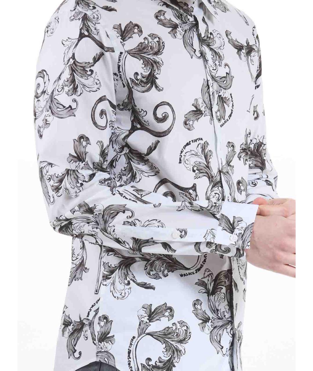 VERSACE JEANS COUTURE Мульти хлопковая классическая рубашка, фото 5