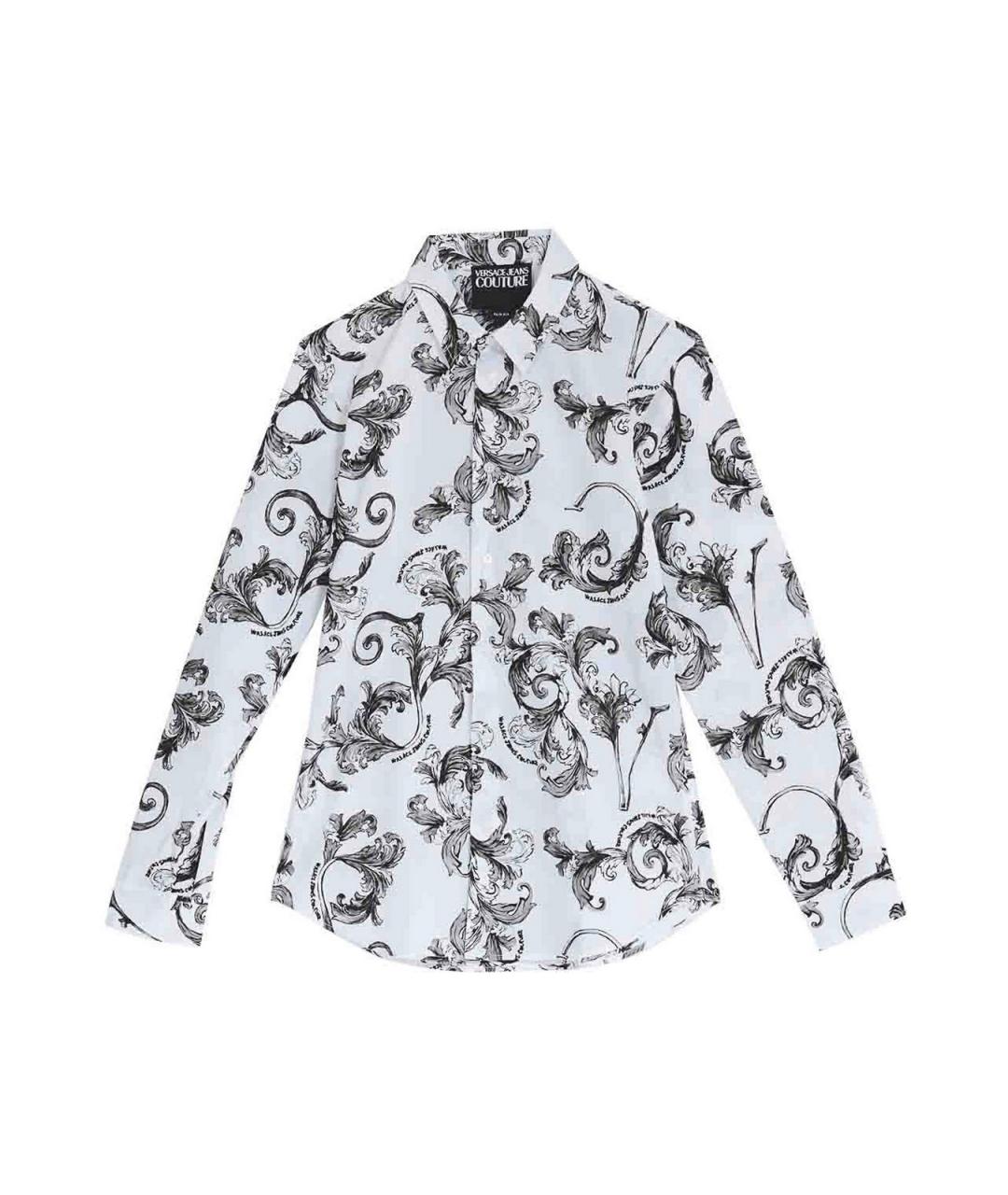VERSACE JEANS COUTURE Мульти хлопковая классическая рубашка, фото 1