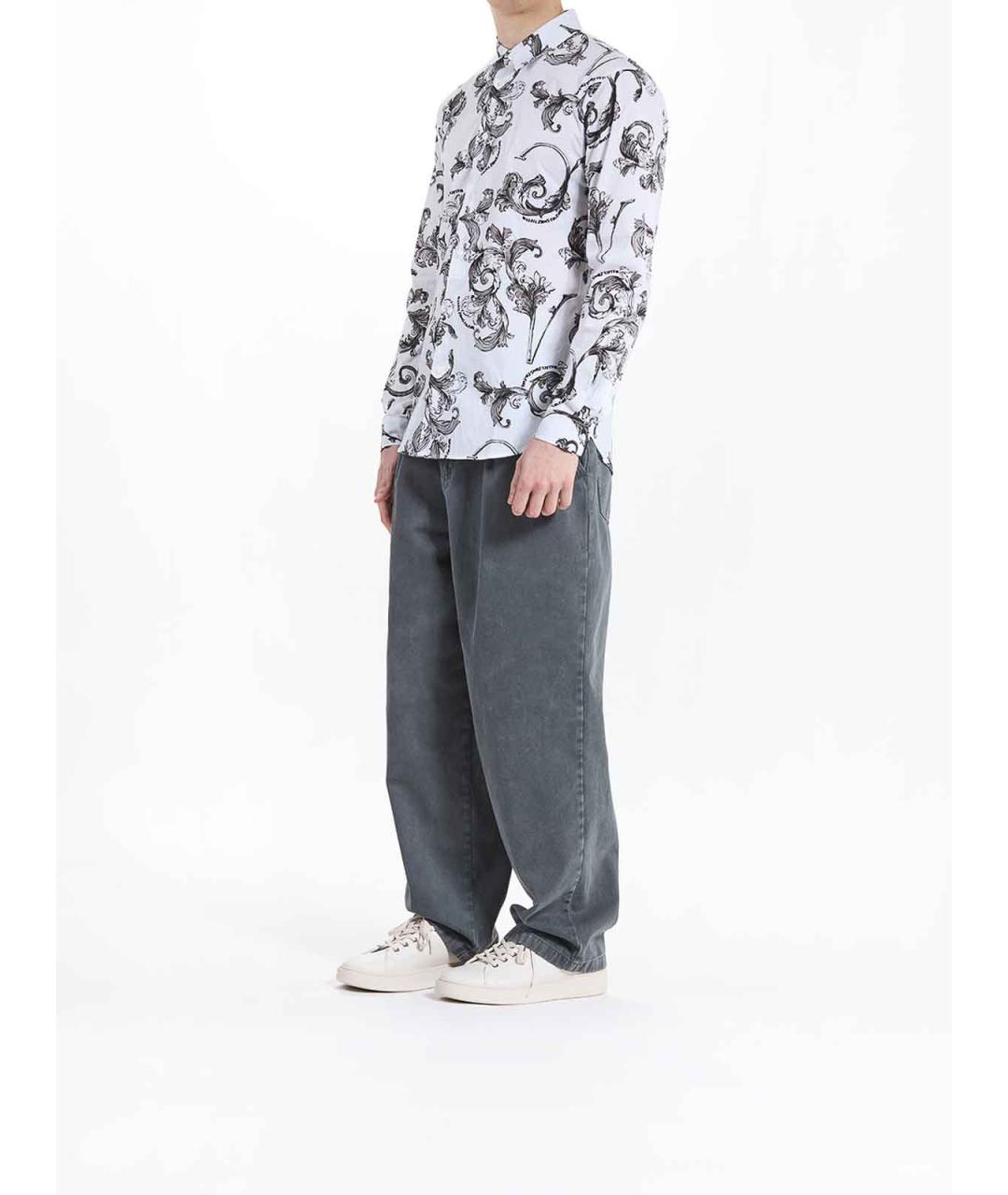 VERSACE JEANS COUTURE Мульти хлопковая классическая рубашка, фото 3