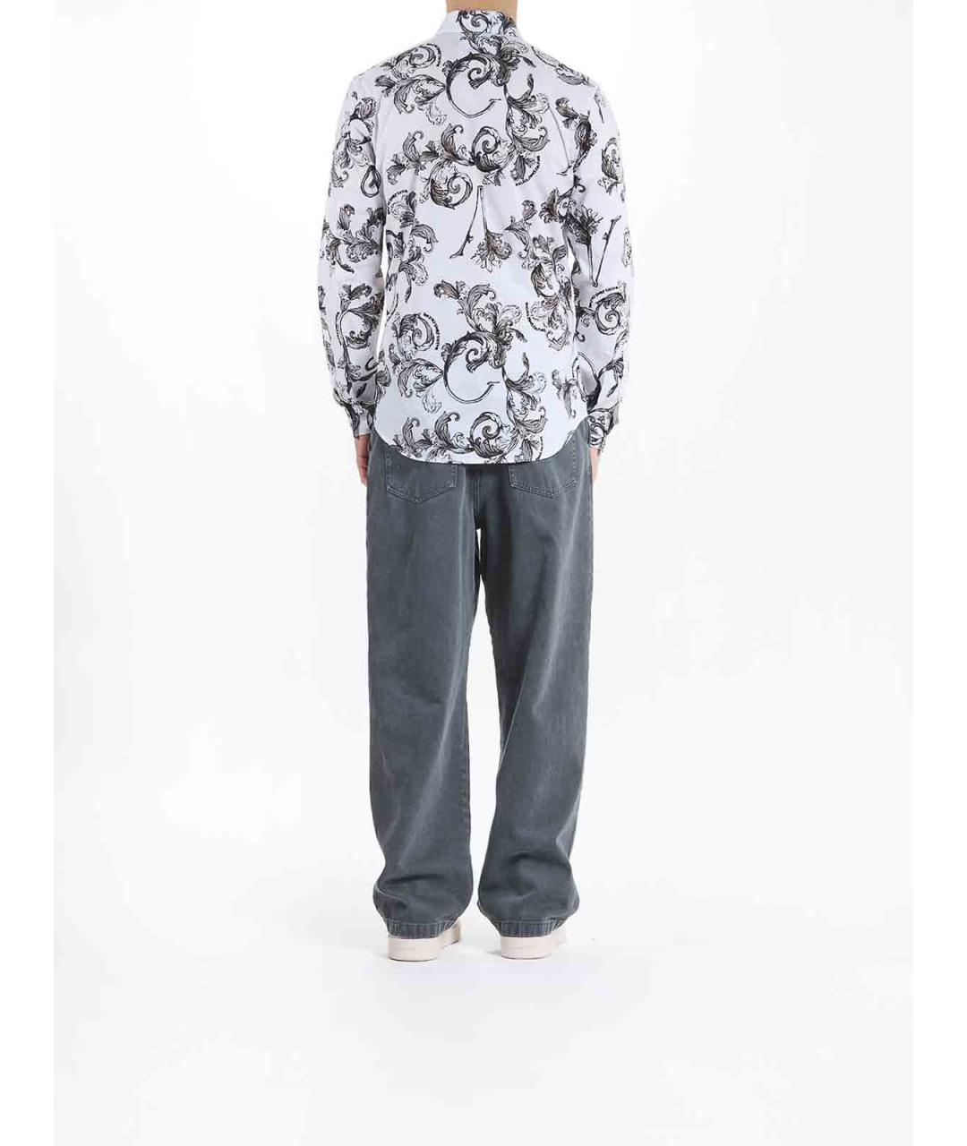 VERSACE JEANS COUTURE Мульти хлопковая классическая рубашка, фото 4
