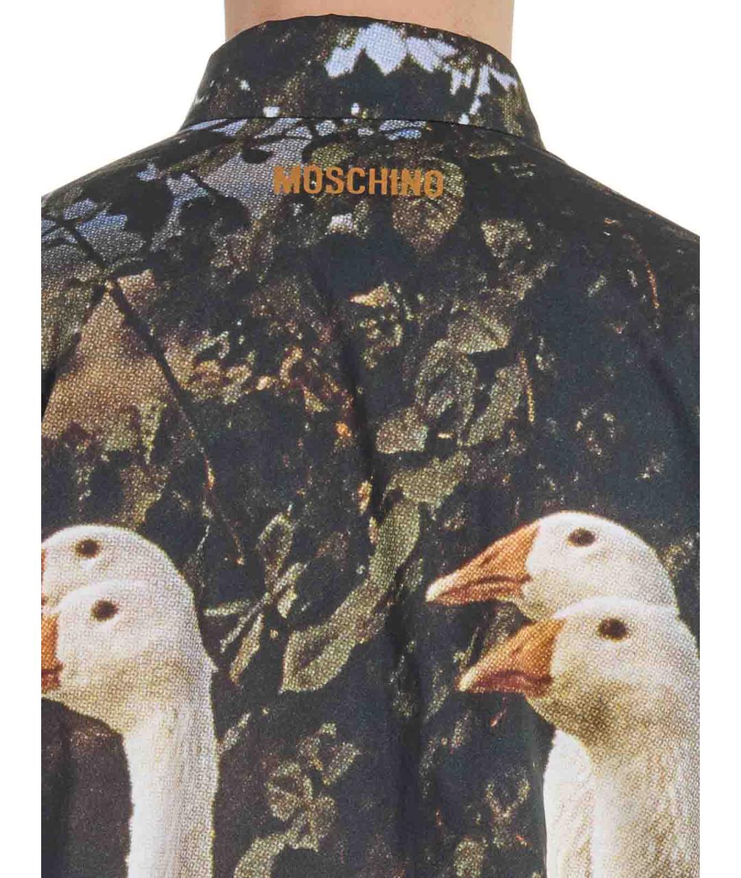 MOSCHINO Мульти хлопковая классическая рубашка, фото 5