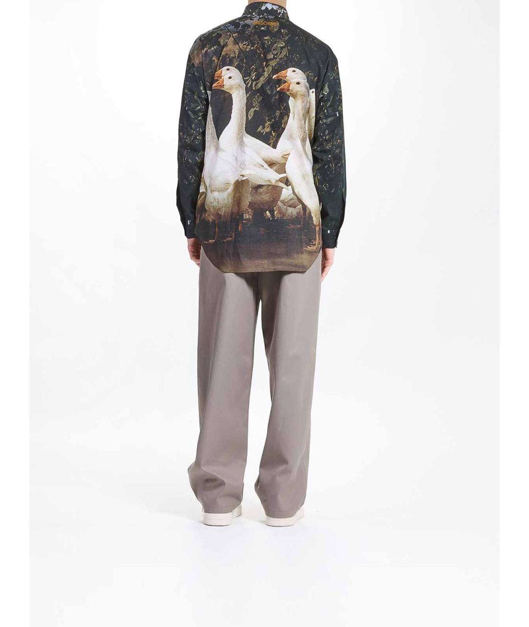 MOSCHINO Мульти хлопковая классическая рубашка, фото 4
