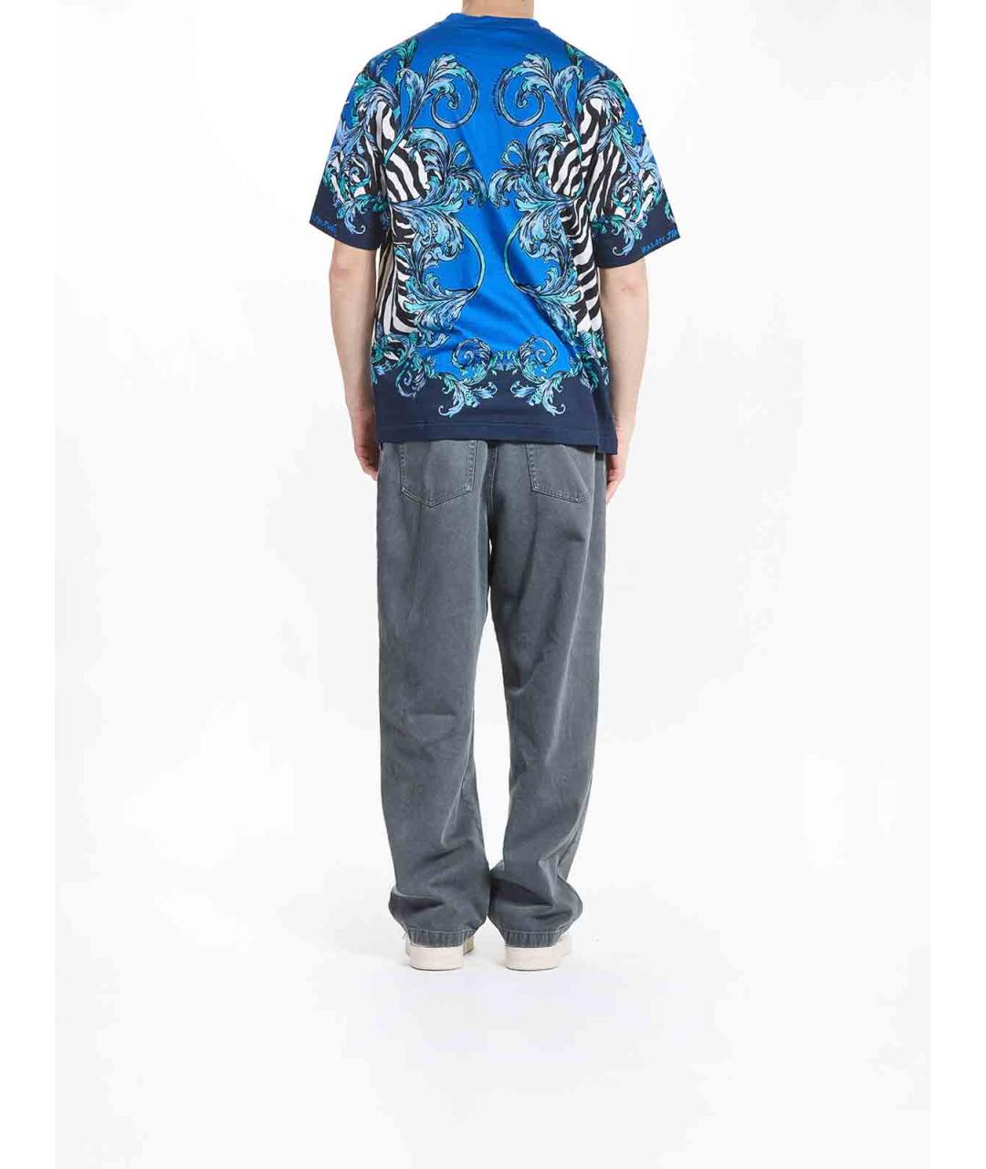 VERSACE JEANS COUTURE Мульти хлопковая футболка, фото 4