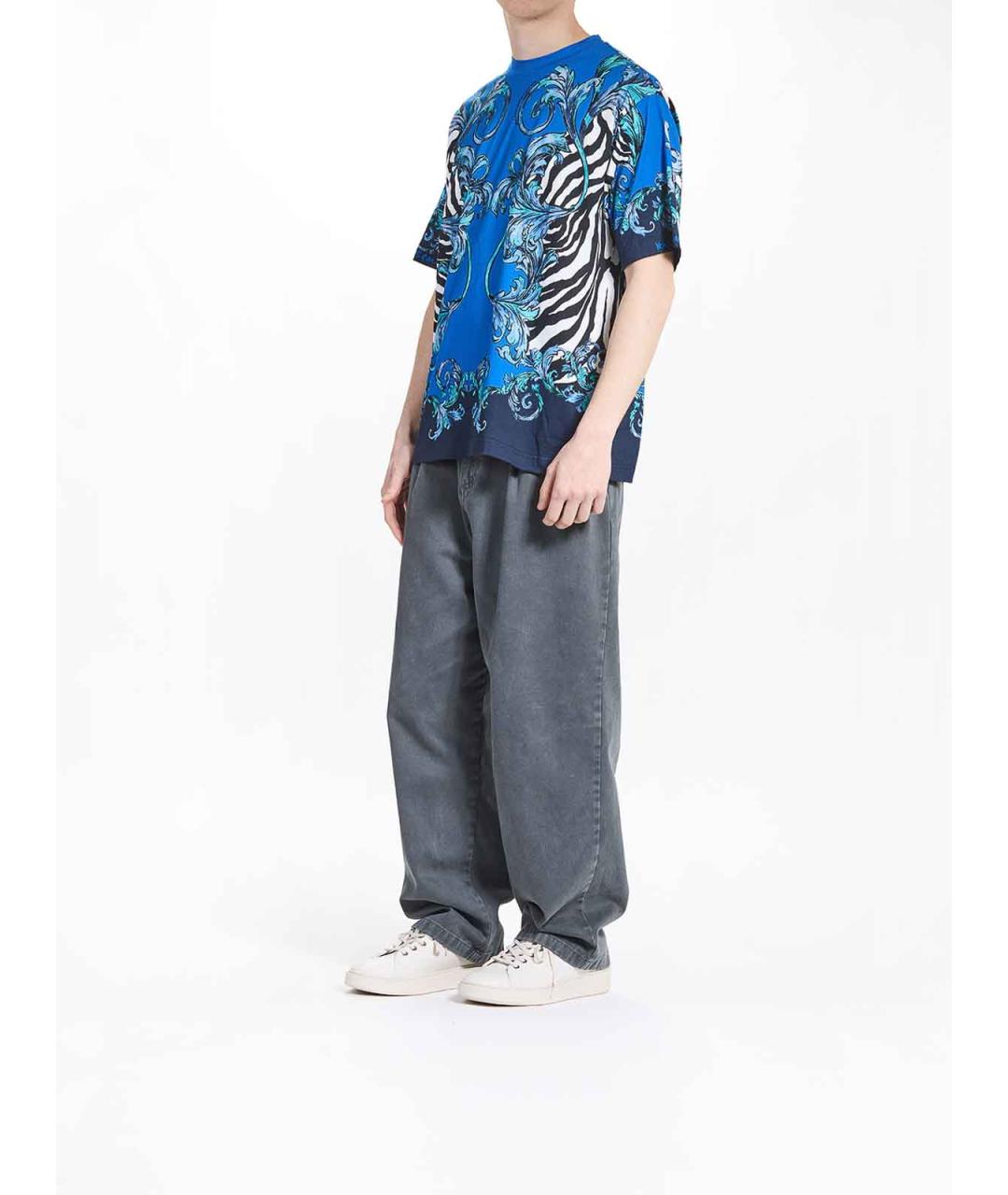 VERSACE JEANS COUTURE Мульти хлопковая футболка, фото 3