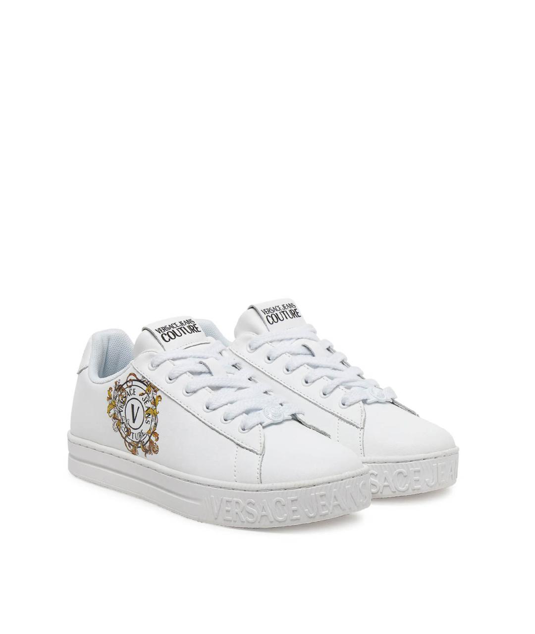 VERSACE JEANS COUTURE Мульти кожаные кроссовки, фото 2