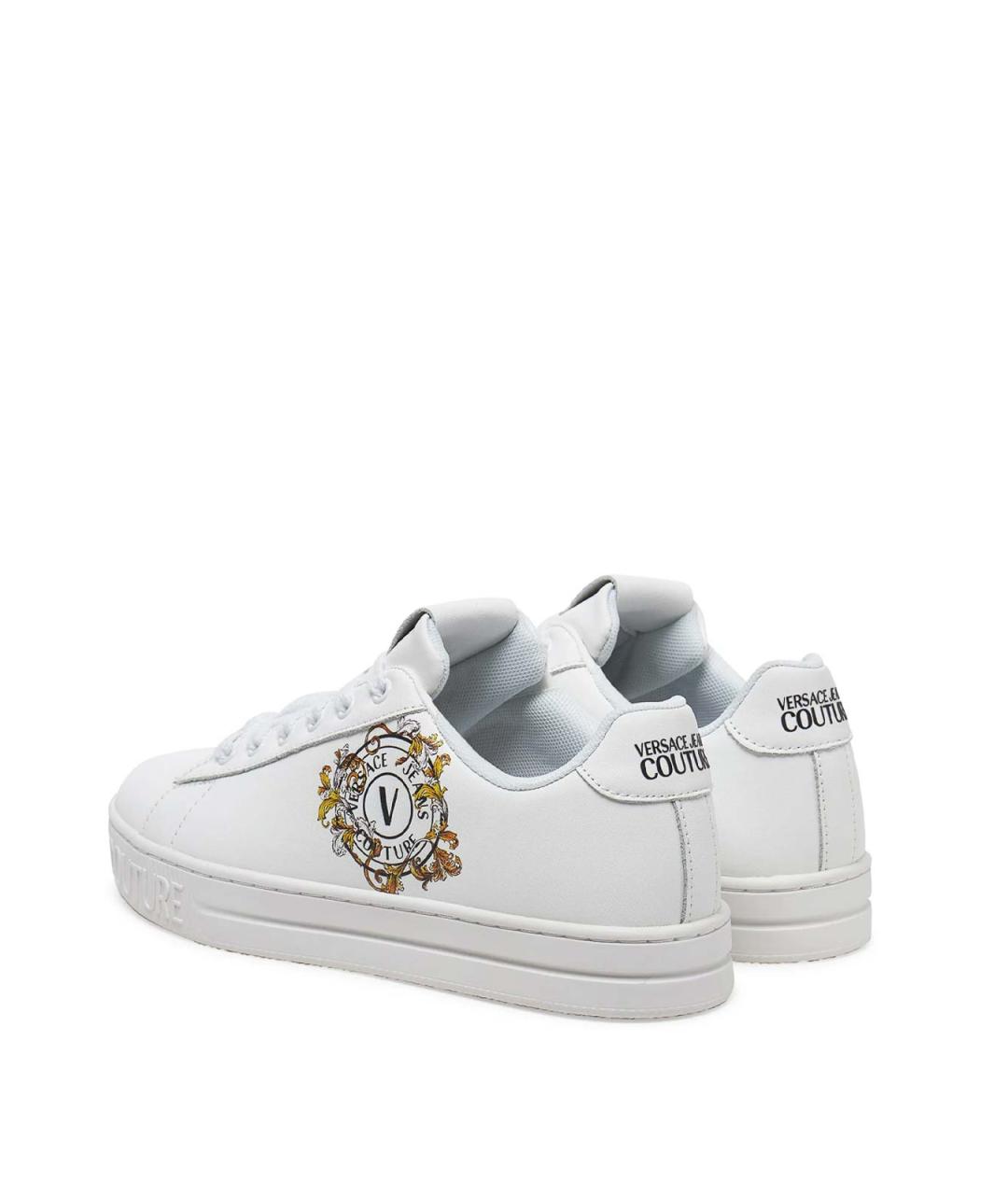 VERSACE JEANS COUTURE Мульти кожаные кроссовки, фото 3